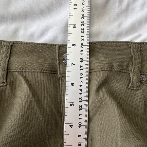PRANA Women's Brenna Stretch Casual Stretch Pants Army/Olive Green 4 Low Waist - Picture 12 of 15